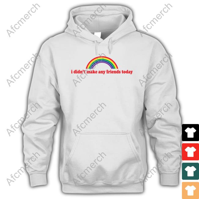 I Didn't Make Any Friends Today White Long Sleeve Shirt