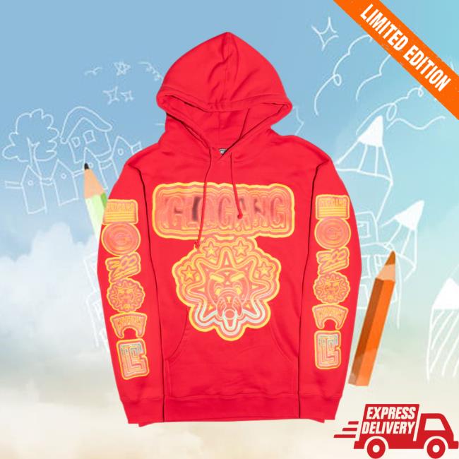 Glo Gang Store Shop Merch Glo Gang Gloyalty Sunrise Gradient Crew neck (Red)