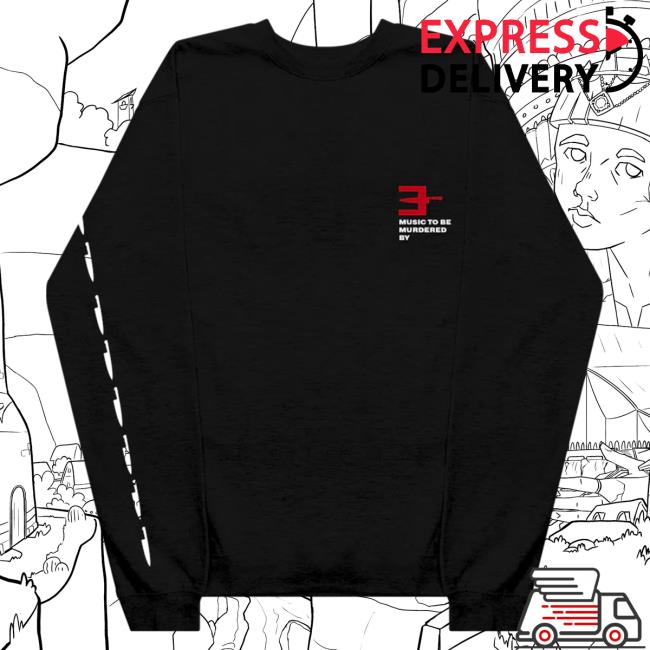 Eminem Slim Shady Clothing Shop Store Mtbmb Knife Long Sleeve T-Shirt Black SlimShady Merch