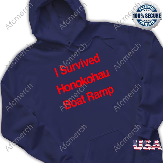 Official I Survived Honokohau Boat Ramp T-Shirt