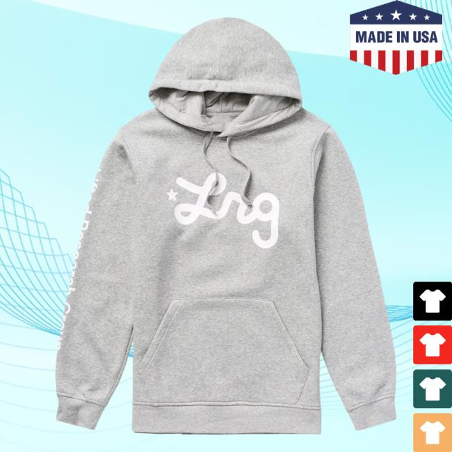 Official Lrg Lifted Research Group Clothing Shop Lifted Script Sweatshirt Heather Grey