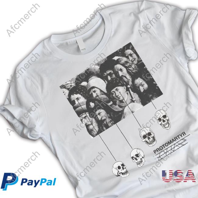 Official Hello Merch Protomartyr Skulls Shirt