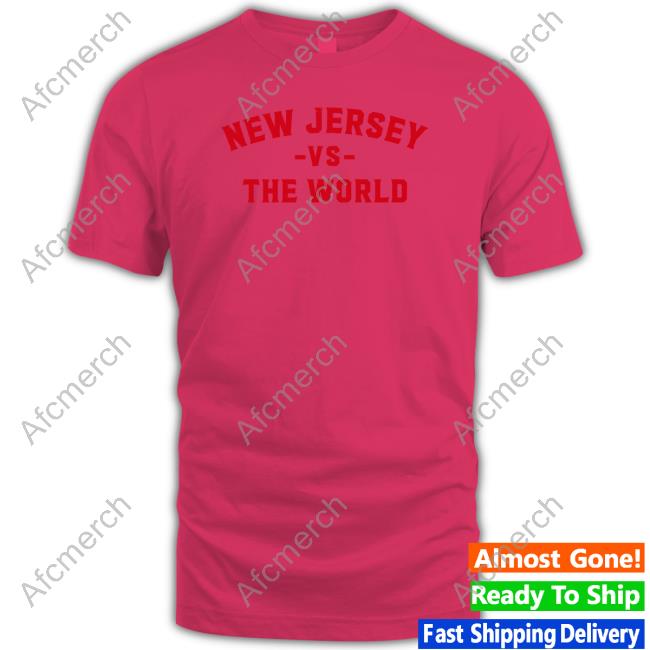 Spittin' Chiclets Merch New Jersey Vs The World Hoodie Barstool Sports