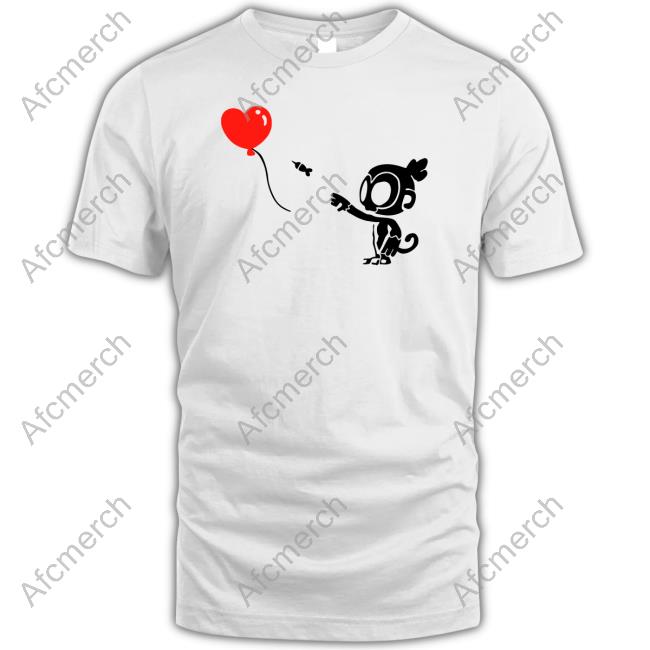 Ninja Kiwi Store Monkey With Bloon Shirt Shirt