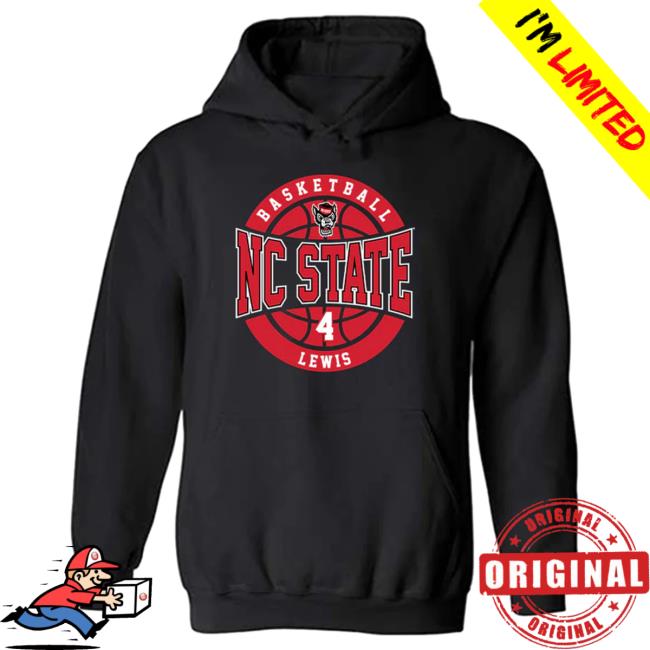 Official Nc State Merch Store Athlete's Thread Nc State - Ncaa Women's Basketball : Alyssa Lewis Popover Sweatshirt Classic Fashion Shersey Nc State Shop