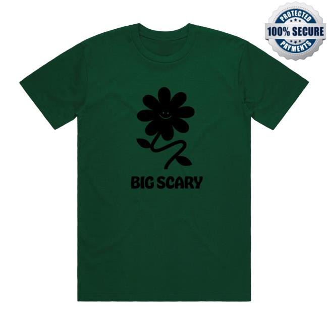 Big Scary Merch Store | Daisy Stem New Shirt - Emerald