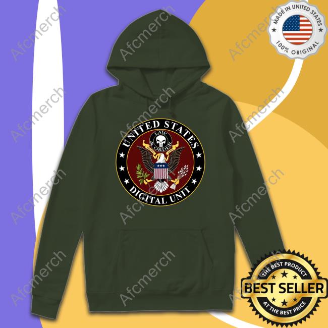Official United States Digital Unit Law & Order Long Sleeve Tee Defender Of The Republic