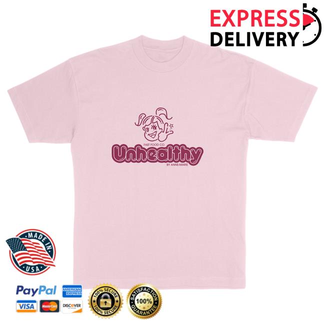 Official Anne-Marie Merch Store Anne Marie Unhealthy Fast Food Co. Hot Shirt Anne - Marie Apparel Clothing Shop AnneMarie