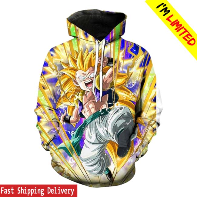 Dragon Ball Z Clothing Super Saiyan 3 Gotenks Hoody 3D Printed Unisex