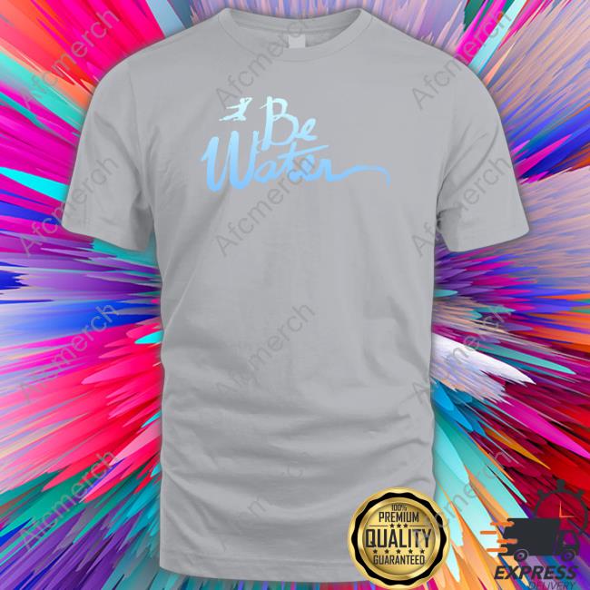 Bruce Lee Shop Water Gradient Script Long Sleeve Tee Be Water Gradient Script Tee Shirt