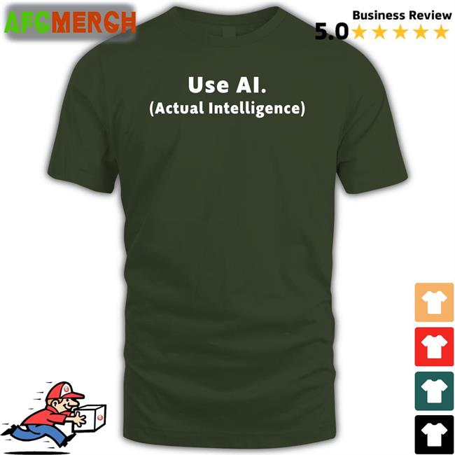 Marco Bucci Bucciblog Use Ai Actual Intelligence Shirt