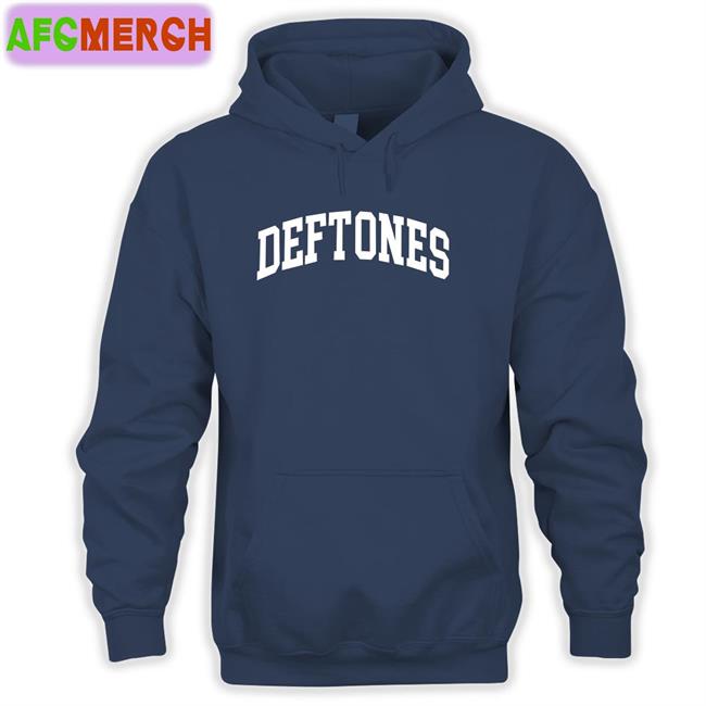 Deftones Black Collegiate Sweatshirt Deftones Merch