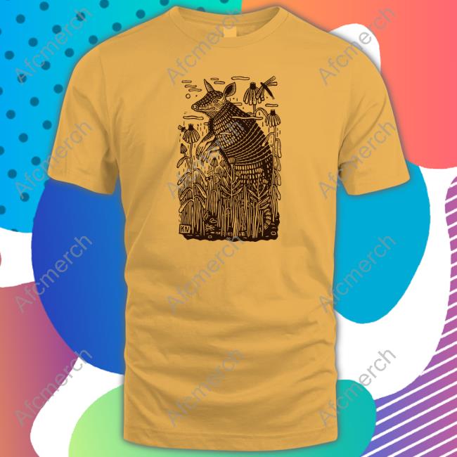 Kathleen Neeley Ok Fauna Armadillo Tee Shirt