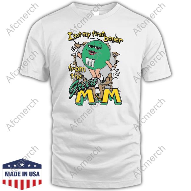 Official I Got My First Boner From The Green M & M Cap