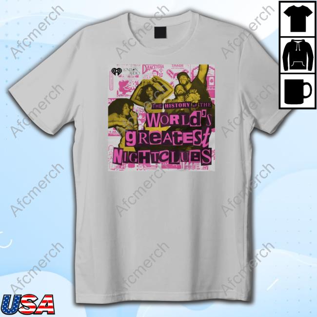 Official Paris Hilton Merch The History Of Nightclubs Hoodie