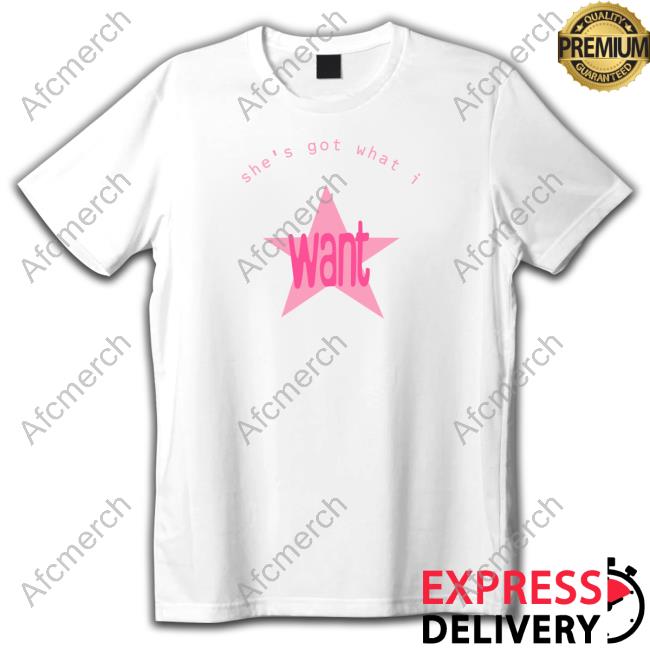 Official Muna Merch Pink Want Black Tee