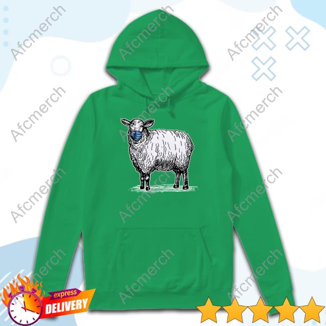 Official Wide Awake Shop Masked Sheep Anti Face Mask Tee Ivor Cummins