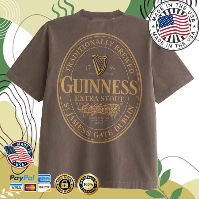 Official Official Abercrombie And Fitch Apparel Clothing Merch Premium Heavyweight 2.0 Guinness Graphic Tee T Shirt Abercrombiefitch Store Shop