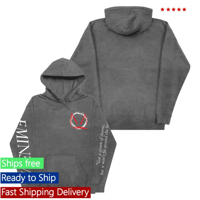 Official Eminem Slim Shady Clothing Shop Store Slim Shady Mtbmb Music To Be Murdered By Lyric Crew neck Sweatshirt SlimShady Merch