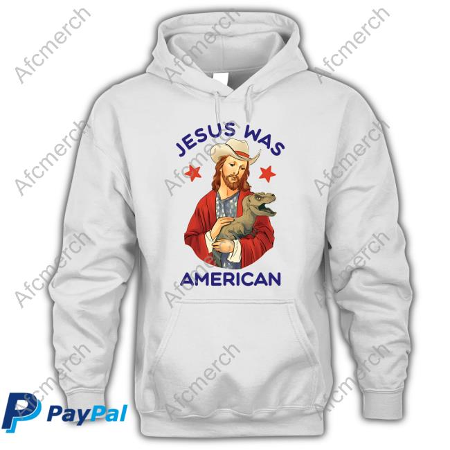 Official Three Year Letterman Jesus Was American Shirt