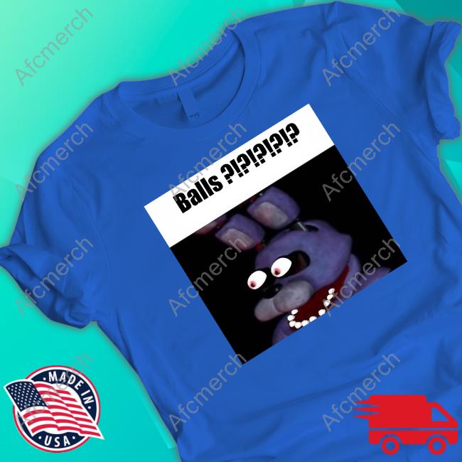 Official FNAF Bonnie Balls T Shirt Official Sneegsnag FNAF Five Nights At Freddy's Bonnie Balls T Shirt