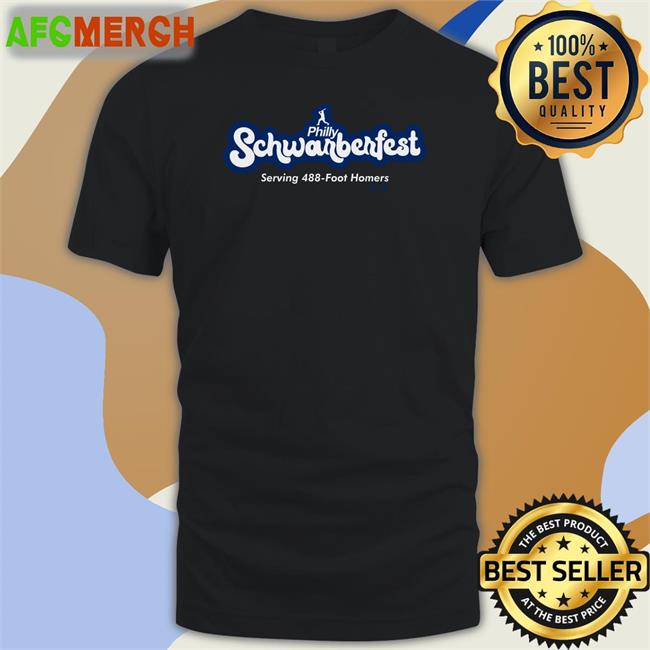 Breakingt Kyle Schwarber Schwarberfest Serving 488 Foot Homers Crewneck Sweatshirt