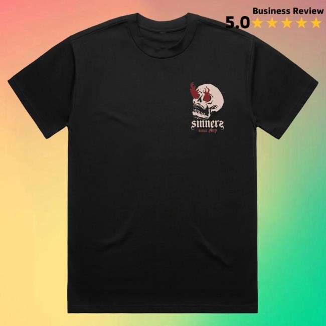 Official You Me At Six Sinners Skull Shirt