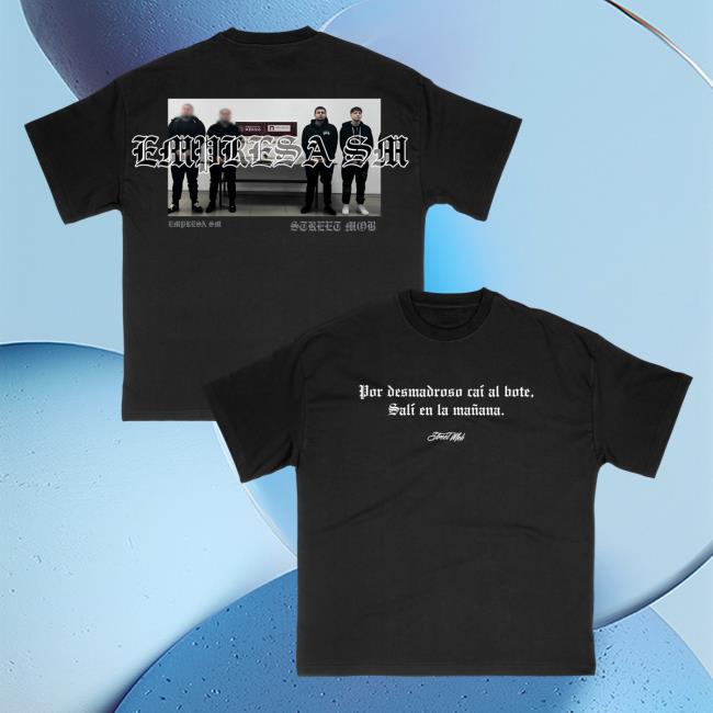 Street Mob Records Shop Merch Desmadroso - Black Tee Shirt