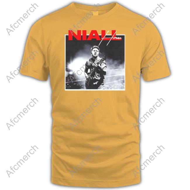 Niall Horan Merch Niall Stage Yellow Long Sleeve Tee