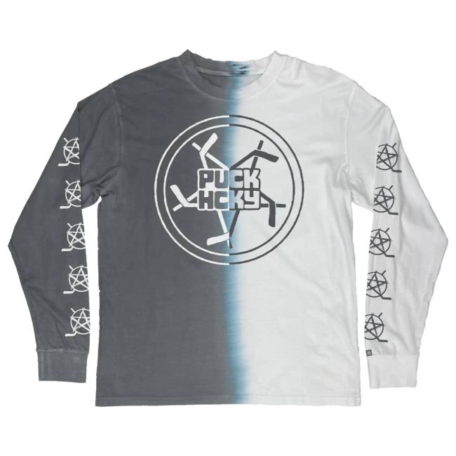 Official Puck Hcky Merch Store Shop Puck Hcky 'Pentastick Lunar' New Long Sleeve Tee