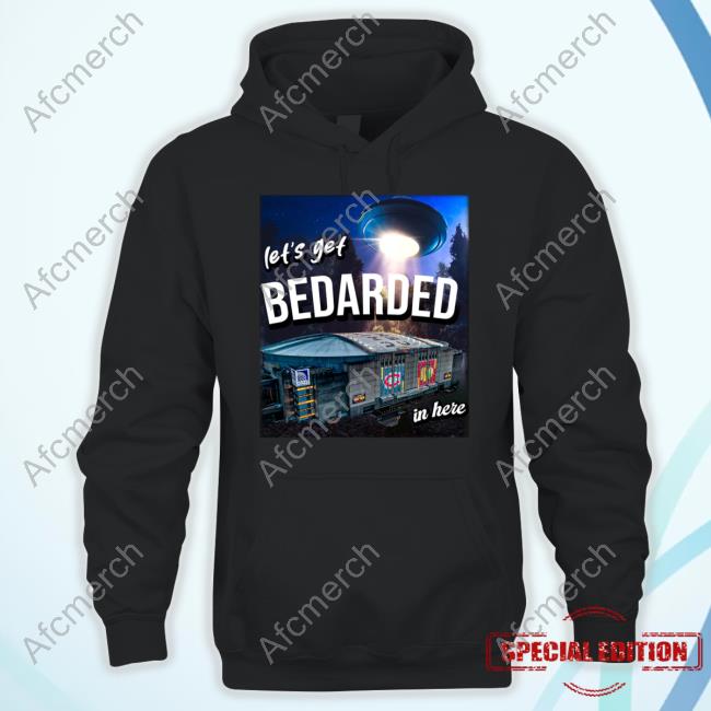 Official Heatdaddy Merch Bedarded Tee Let's Get Bedarded In Here