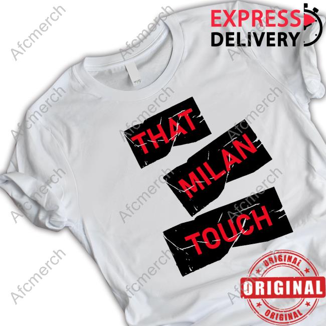 Ismaël Bennacer Wearing That Milan Touch Tee Ac Milan Store