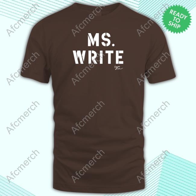 Official Lin-Manuel Miranda Teerico Merch Ms Write T Shirt