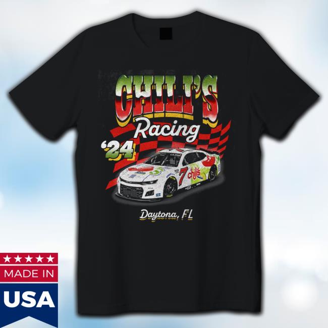Official Spire Motorsport Chili's Racing Era Tee Shirt
