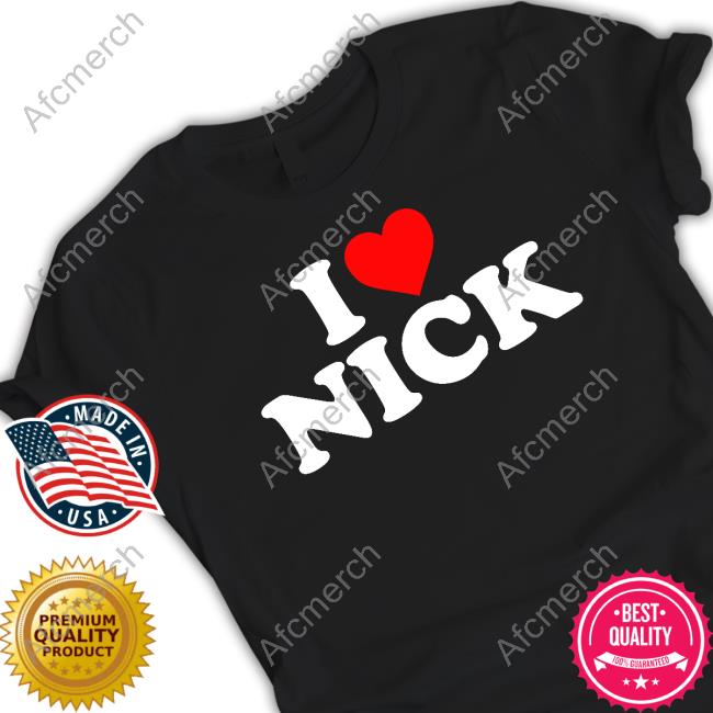 Ria Wearing I Love Nick T Shirt