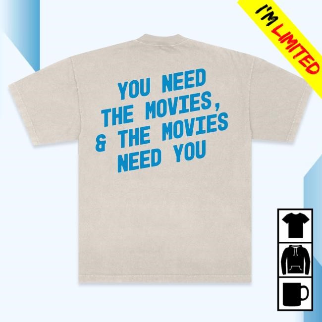 Official Super Yaki Go To The Movies Tee SuperYaki