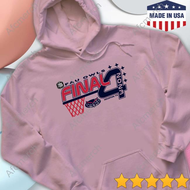 NCAA FAU Owls 2023 Final Four Oversized T-Shirt NCAA FAU Owls 2023 Final Four Oversized Tee