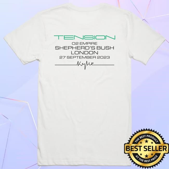 Official Kylie Minogue Merch Store Shop Kylie Minogue Shepherd's Bush Empire Shirt New (White) Kylieminogue