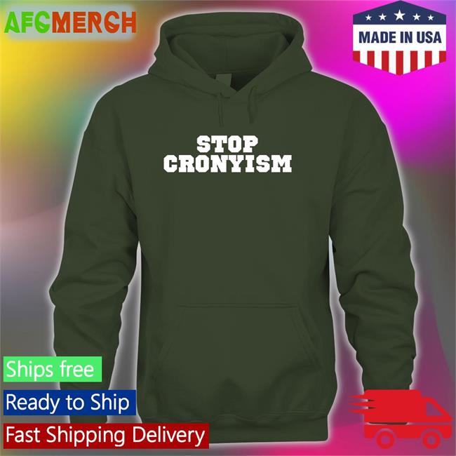 Bruce Smith Stop Cronyism Tee Shirt