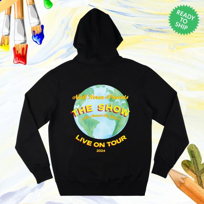 Official Niall Horan Merch Store The Show World Tour Black Long Sleeve Hot Shirt Niall Horan Clothing Shop