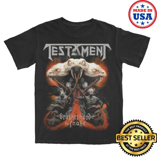 Brotherhood Of The Snake New Tee – Testament Shop