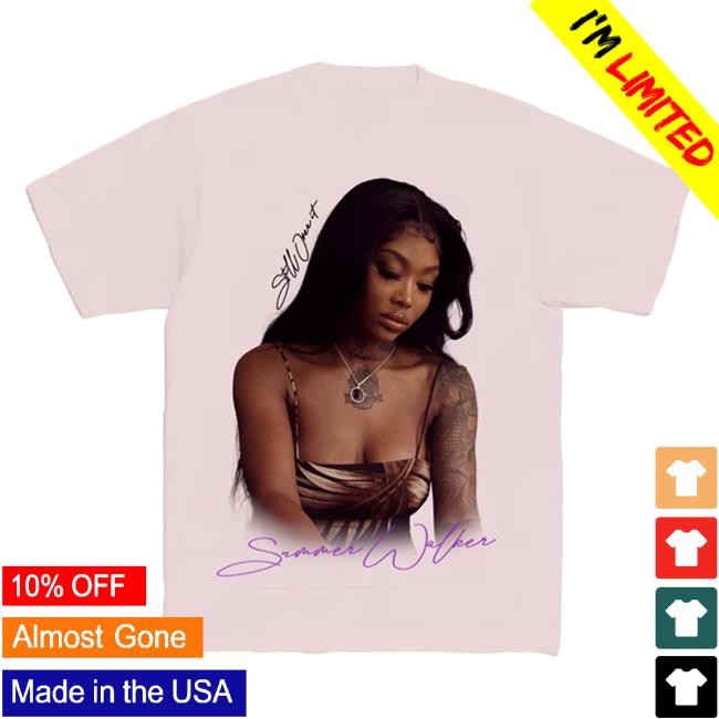 Official Summer Walker Clothing Store Shop Still Over It Pink Ss Top Shirt Summerwalkermusic Merch