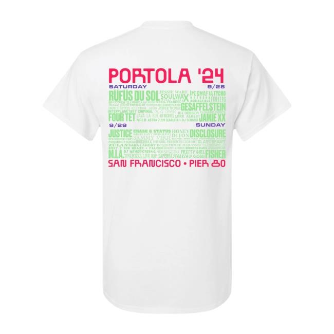Time To Dance Lineup New Tee – Portola Music Festival Merch