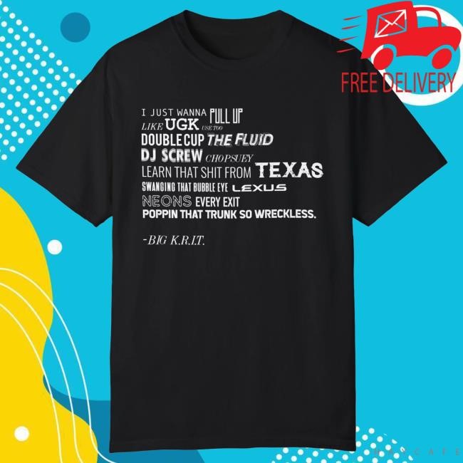Official Big Krit Shop Big K.R.I.T. Pull Up T-Shirts