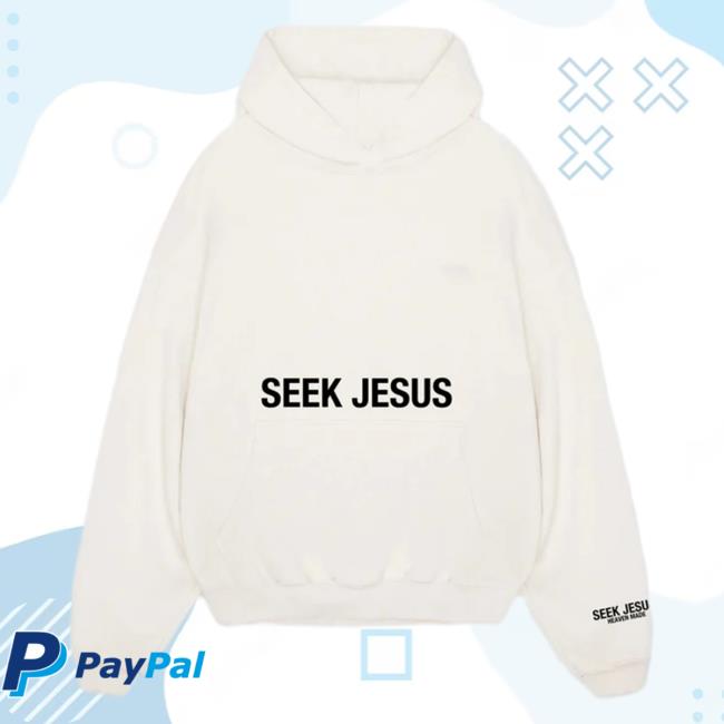 Official Seek Jesus Merch Store Seek Jesus - Sweater White Seek Jesus Apparel Clothing SeekJesus