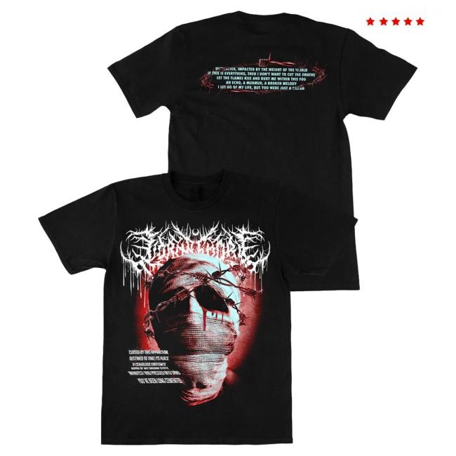 Official Lorna Shore Merch Store Lorna Shore Zero Gauze Tee Lorna Shore Clothing Shop LornaShore