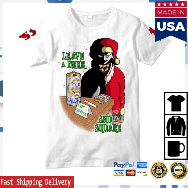 Official Icp Merch Shaggy 2 Dope Leave A Beer... White Sweatshirt Psychopathicmerch