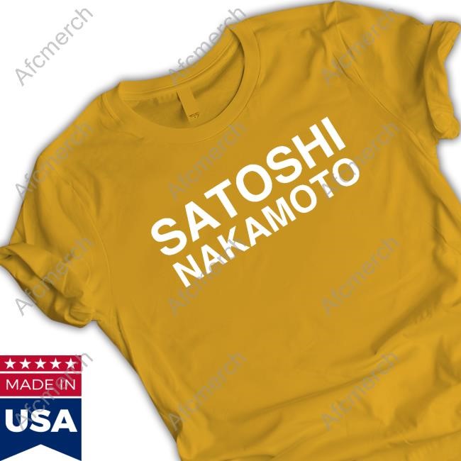 Official Satoshi Nakamoto Tee
