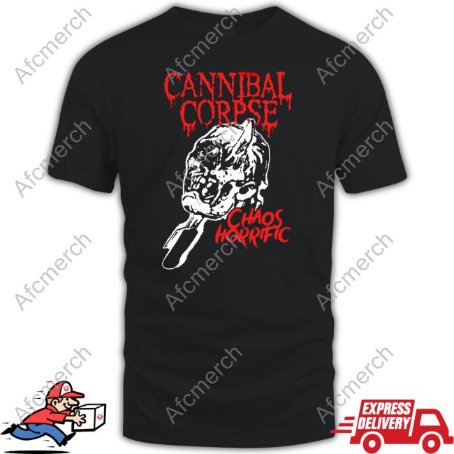 Official Cannibal Corpse Store Ice Pick Skull Shirts