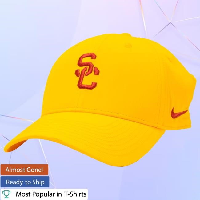 USC Trojans Nike Gold SC Interlock L91 Adjustable Hat USC Bookstores Officical